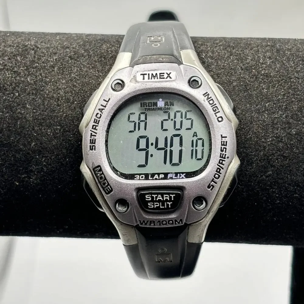 Black & Gray Timex Watch